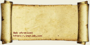 Žaklina Kovlenić vizit kartica